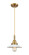 Caden One Light Mini Pendant in Brushed Brass (405|447-1P-BB-G1)