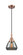 Caden One Light Mini Pendant in Antique Copper (405|447-1P-AC-G173)