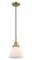 Caden One Light Mini Pendant in Antique Brass (405|447-1P-AB-G41)