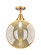 Caden One Light Semi-Flush Mount in Satin Gold (405|447-1C-SG-G208-12)