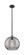 Downtown Urban One Light Pendant in Matte Black (405|434-1S-BK-G1213-12SM)