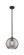 Downtown Urban One Light Pendant in Matte Black (405|434-1S-BK-G1213-10SM)