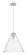 Downtown Urban One Light Pendant in Satin Nickel (405|434-1P-SN-GBC-164)