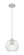 Downtown Urban One Light Pendant in Satin Nickel (405|434-1P-SN-G122-8)