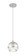 Downtown Urban One Light Pendant in Satin Nickel (405|434-1P-SN-G1213-6CL)