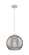 Downtown Urban One Light Pendant in Satin Nickel (405|434-1P-SN-G1213-12SM)