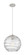Downtown Urban One Light Pendant in Satin Nickel (405|434-1P-SN-G1213-12CL)