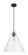 Downtown Urban One Light Pendant in Matte Black (405|434-1P-BK-GBC-164)