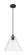 Downtown Urban One Light Pendant in Matte Black (405|434-1P-BK-GBC-122)