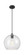 Downtown Urban One Light Pendant in Matte Black (405|434-1P-BK-G124-12)