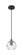 Downtown Urban One Light Pendant in Matte Black (405|434-1P-BK-G1213-6CL)