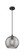 Downtown Urban One Light Pendant in Matte Black (405|434-1P-BK-G1213-10SM)