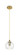 Downtown Urban One Light Pendant in Brushed Brass (405|434-1P-BB-G122-6)