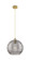 Downtown Urban One Light Pendant in Brushed Brass (405|434-1P-BB-G1213-12SM)