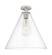 Downtown Urban One Light Flush Mount in Satin Nickel (405|434-1F-SN-GBC-162)