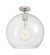 Downtown Urban One Light Flush Mount in Polished Nickel (405|434-1F-PN-G122-12)