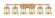 Downtown Urban Six Light Bath Vanity in Brushed Brass (405|423-6W-BB-G411-6ME)