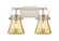 Downtown Urban Two Light Bath Vanity in Satin Nickel (405|423-2W-SN-G411-6ME)