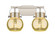 Downtown Urban Two Light Bath Vanity in Satin Nickel (405|423-2W-SN-G410-6ME)