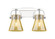 Downtown Urban Two Light Bath Vanity in Polished Chrome (405|423-2W-PC-G411-6ME)