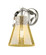 Downtown Urban One Light Wall Sconce in Polished Nickel (405|423-1W-PN-G411-6ME)