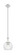 Ballston One Light Mini Pendant in Brushed Satin Nickel (405|415-1SR-SN-G122-8)