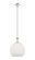 Ballston One Light Mini Pendant in Polished Nickel (405|415-1SR-PN-G121-12)