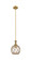 Ballston One Light Pendant in Brushed Brass (405|415-1S-BB-G122-8RB)