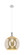 Ballston One Light Pendant in Brushed Satin Nickel (405|415-1P-SN-G128-14)