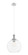 Ballston One Light Mini Pendant in Brushed Satin Nickel (405|415-1P-SN-G122-12)
