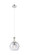Ballston One Light Mini Pendant in Polished Nickel (405|415-1PR-PN-G124-8)