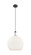 Ballston One Light Pendant in Matte Black (405|415-1PR-BK-G121-14)