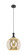 Ballston One Light Mini Pendant in Matte Black (405|415-1P-BK-G128-12)