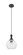 Ballston One Light Mini Pendant in Matte Black (405|415-1P-BK-G122-8)