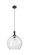 Ballston One Light Pendant in Matte Black (405|415-1P-BK-G122-14)