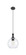 Ballston One Light Mini Pendant in Matte Black (405|415-1P-BK-G122-10)