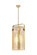 Downtown Urban Four Light Pendant in Champagne Bronze (405|413-4SL-CB-G413-4S-12ME)