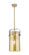 Downtown Urban One Light Mini Pendant in Champagne Bronze (405|413-1SM-CB-G413-1S-8ME)