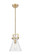 Downtown Urban One Light Mini Pendant in Champagne Bronze (405|411-1SS-CB-G411-8CL)