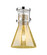 Downtown Urban One Light Semi-Flush Mount in Polished Nickel (405|411-1F-PN-G411-8ME)
