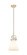 Downtown Urban One Light Mini Pendant in Champagne Bronze (405|410-1SS-CB-G411-8WH)