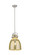 Downtown Urban One Light Mini Pendant in Satin Nickel (405|410-1SM-SN-G412-10ME)
