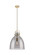 Downtown Urban One Light Pendant in Champagne Bronze (405|410-1SL-CB-G412-14SM)