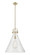 Downtown Urban One Light Pendant in Champagne Bronze (405|410-1SL-CB-G411-18CL)