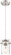 Antebellum One Light Mini Pendant in Brushed Nickel / Clear Glass (72|60-6736)