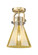 Downtown Urban One Light Semi-Flush Mount in Brushed Brass (405|410-1F-BB-G411-8ME)