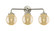 Nouveau Three Light Bath Vanity in Brushed Satin Nickel (405|284-3W-SN-G208-6)