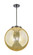 Essex Three Light Pendant in Matte Black (405|221-3S-BK-G208-16)