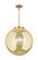 Essex Three Light Pendant in Brushed Brass (405|221-3S-BB-G208-18)