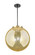 Essex Three Light Pendant in Black Antique Brass (405|221-3S-BAB-G208-16)